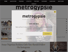 Tablet Screenshot of metrogypsie.org